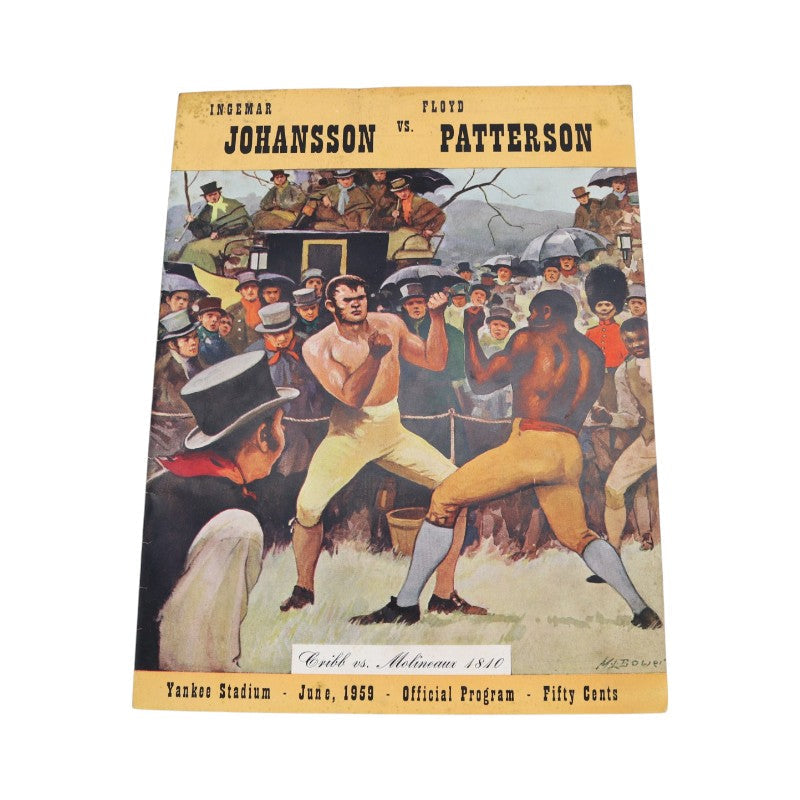Floyd Patterson vs Ingemar Johansson June 25th 1959 Program and Ticket Stub Set product image 4, provided for visual