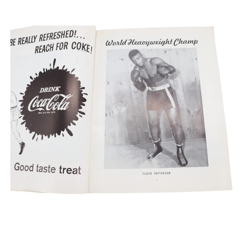 Floyd Patterson vs Ingemar Johansson June 25th 1959 Program and Ticket Stub Set product image 5, provided for visual