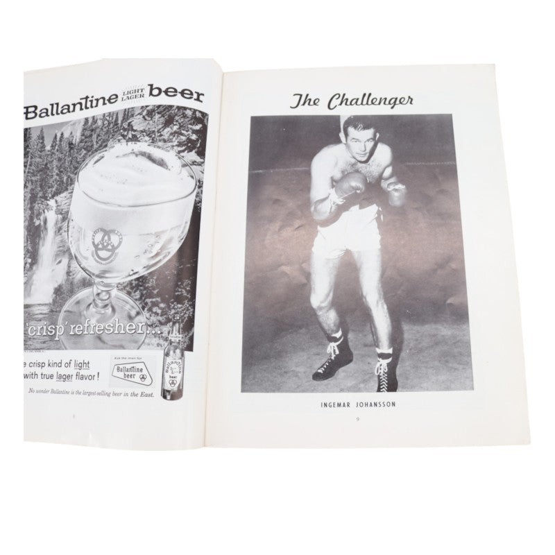 Floyd Patterson vs Ingemar Johansson June 25th 1959 Program and Ticket Stub Set product image 6, provided for visual