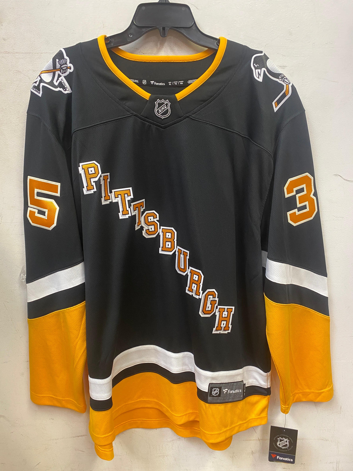 Tristan Jarry autographed Pittsburgh Penguins jersey COA product image 2