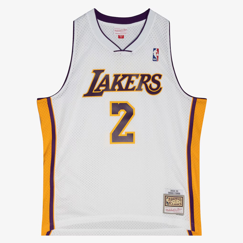 Derek Fisher 2002-03 Los Angeles Lakers Official NBA product image 2