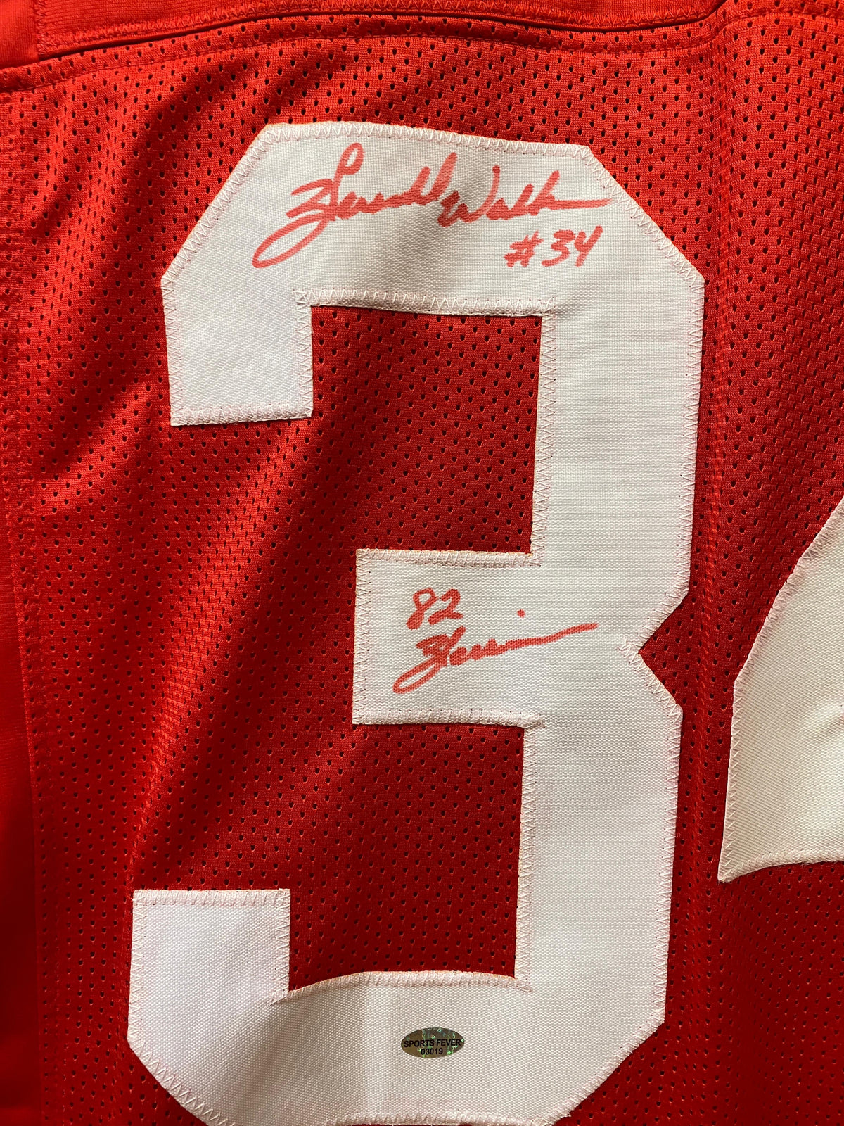 Herschel Walker Georgia Bulldogs autographed stat jersey product image 2