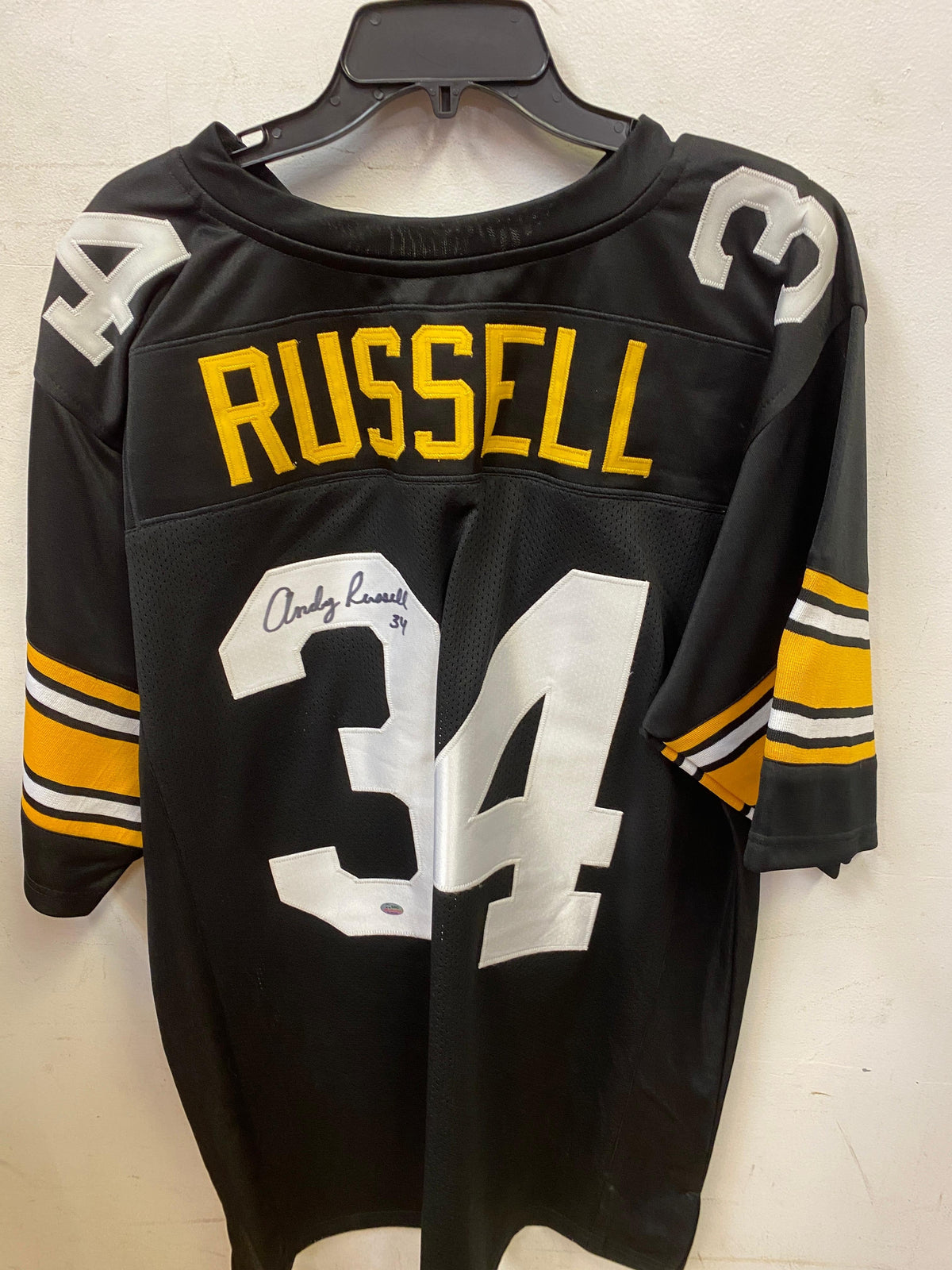 Andy Russell Pittsburgh Steelers autographed jersey SGC COA product image 1