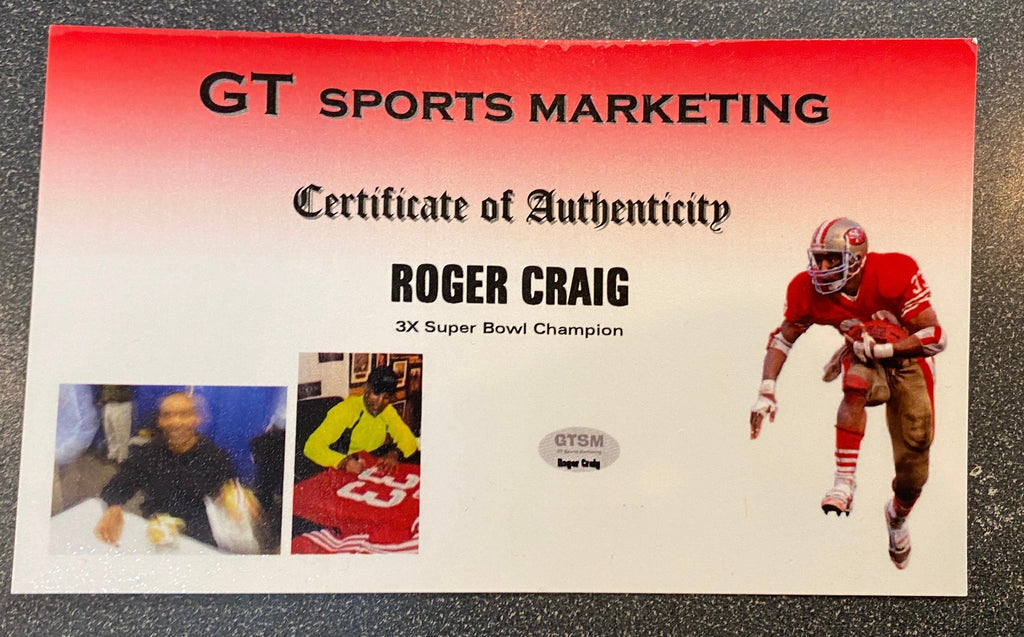 Roger Craig Nebraska Cornhuskers autographed jersey with COA product image 4
