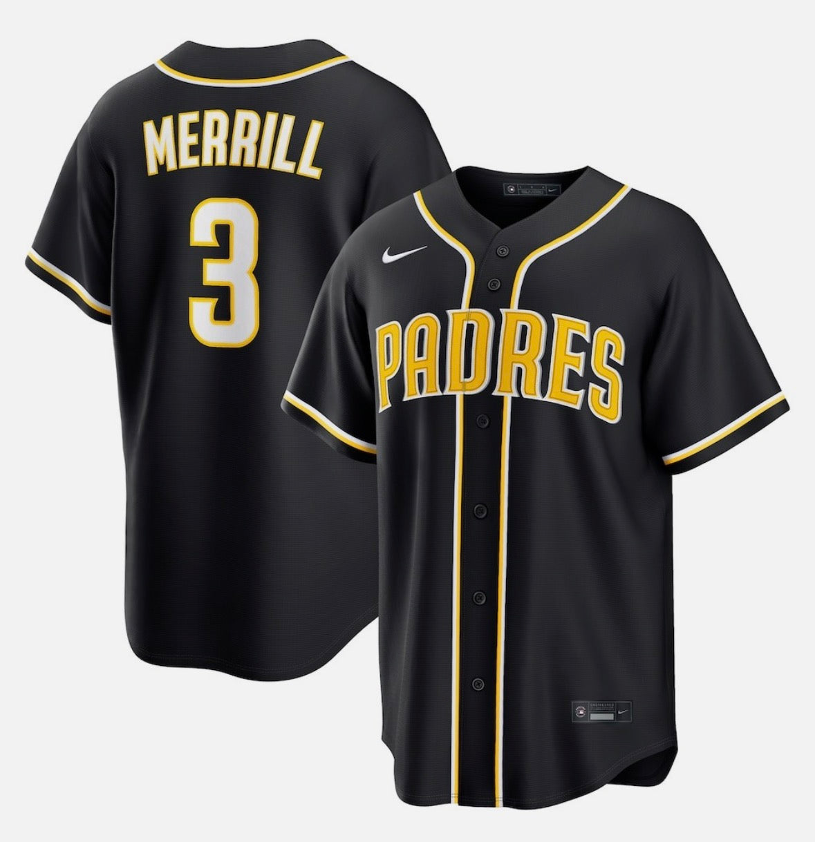 Jackson Merrill San Diego Padres Official MLB Nike Jersey product image 1