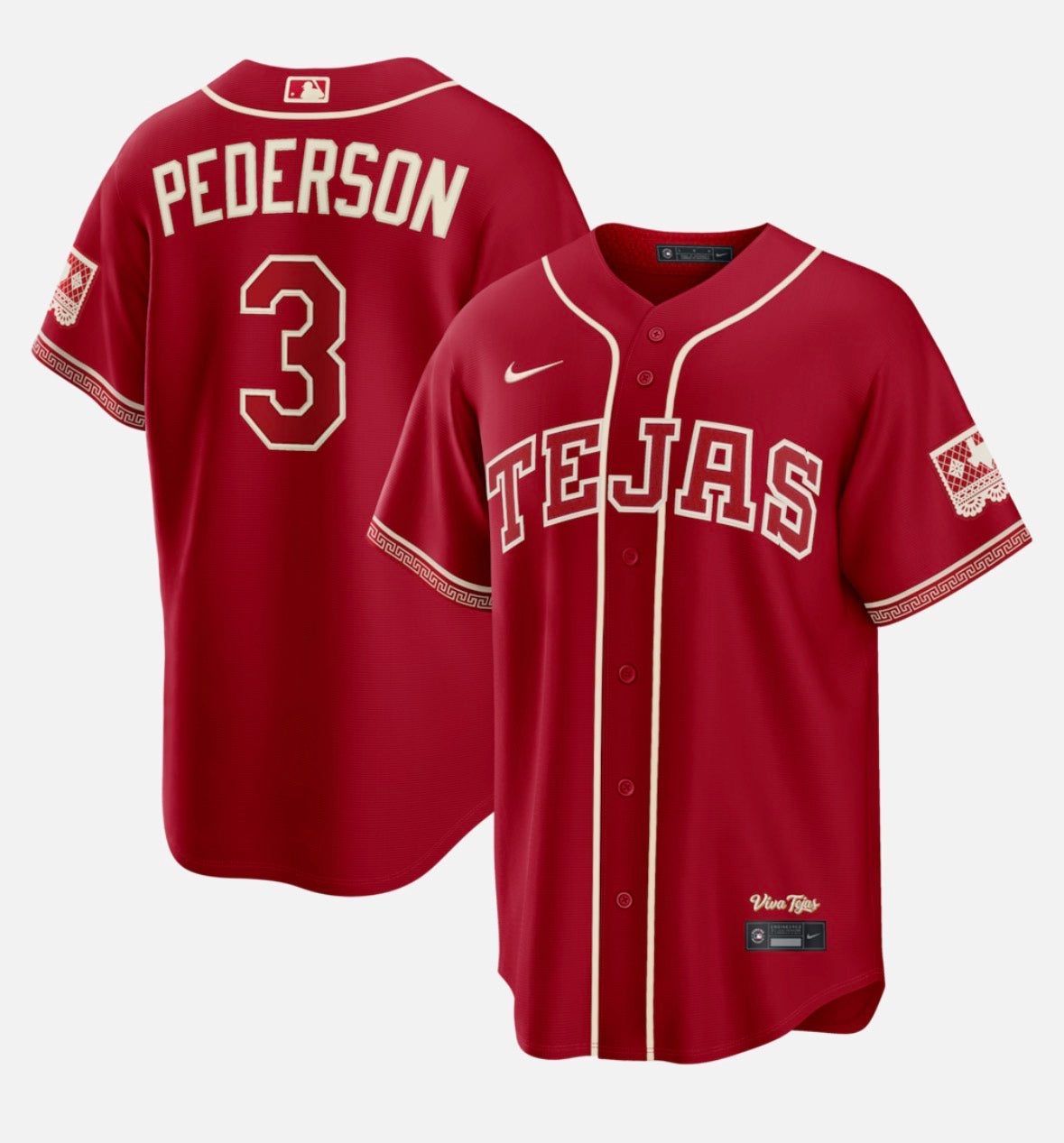 Joc Pederson Texas Rangers official MLB Nike City Connect product image 1