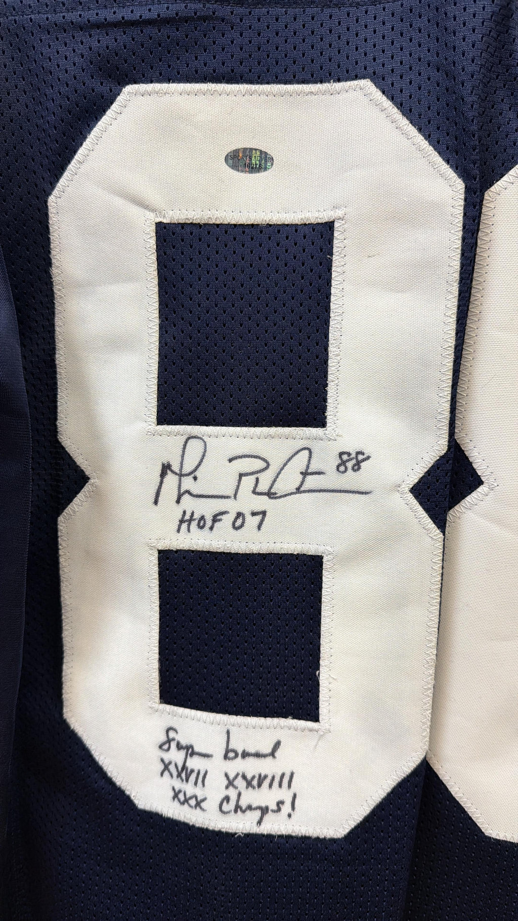 Michael Irvin autographed Dallas Cowboys custom jersey COA product image 2