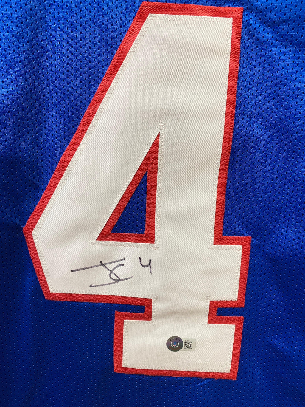 James Cook Buffalo Bills autographed jersey Beckett product image 2