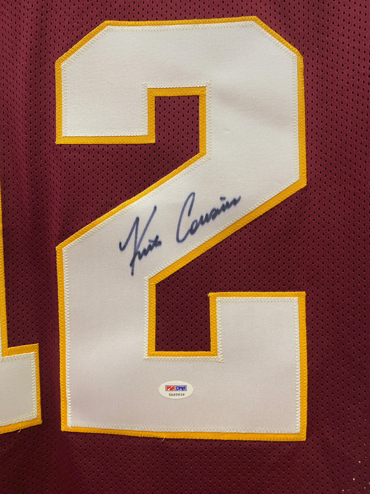 Kirk Cousins Washington Redskins autographed jersey with product image 3