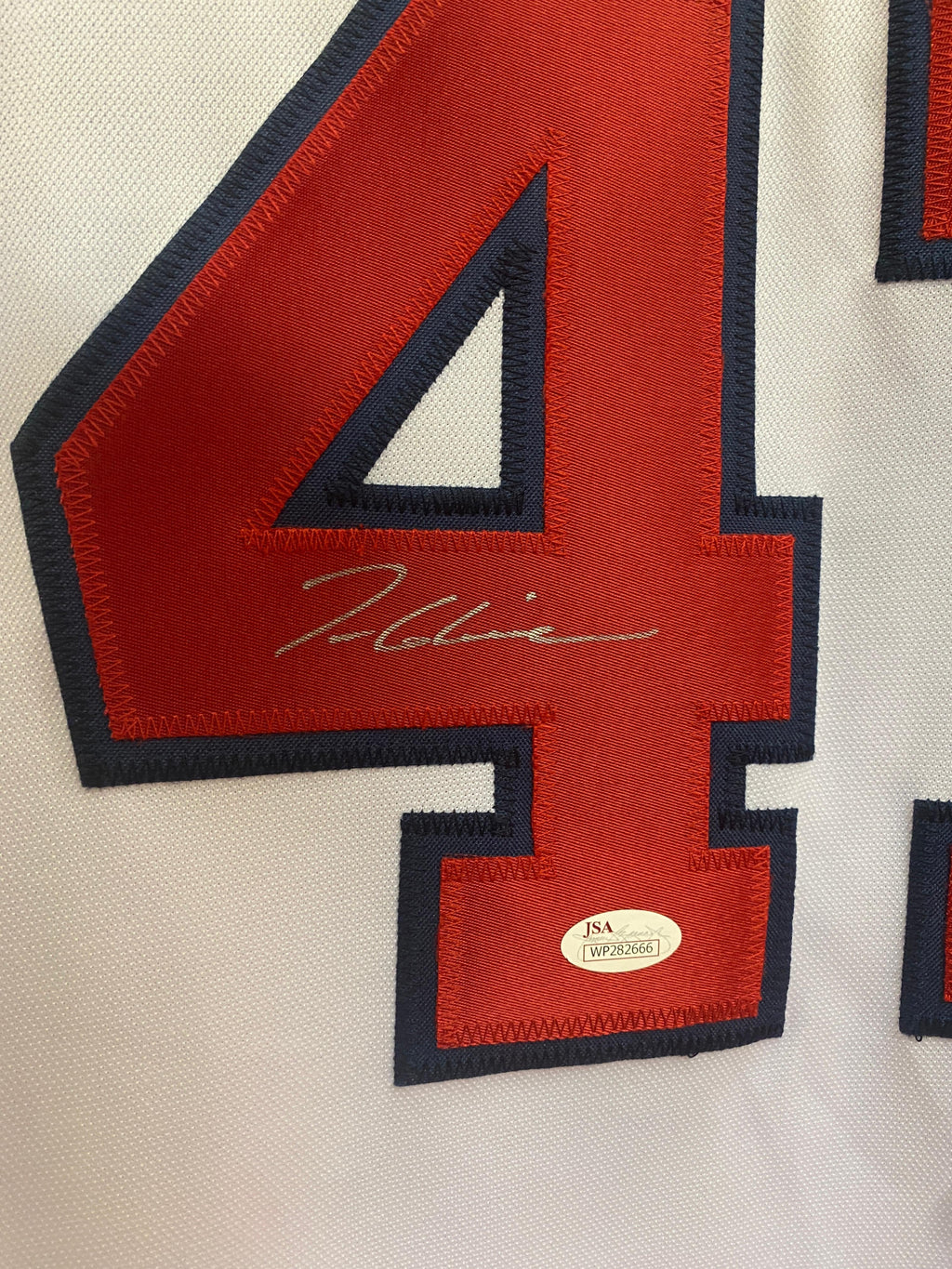Tom Glavine Atlanta Braves autographed jersey JSA Witnessed product image 3