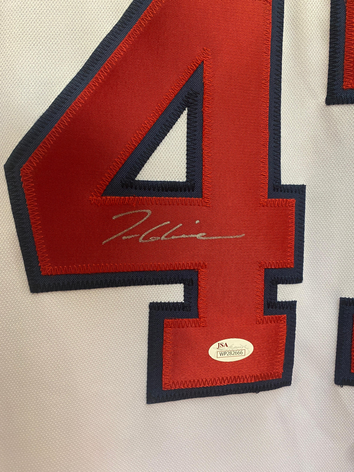 Tom Glavine Atlanta Braves autographed jersey JSA Witnessed product image 3