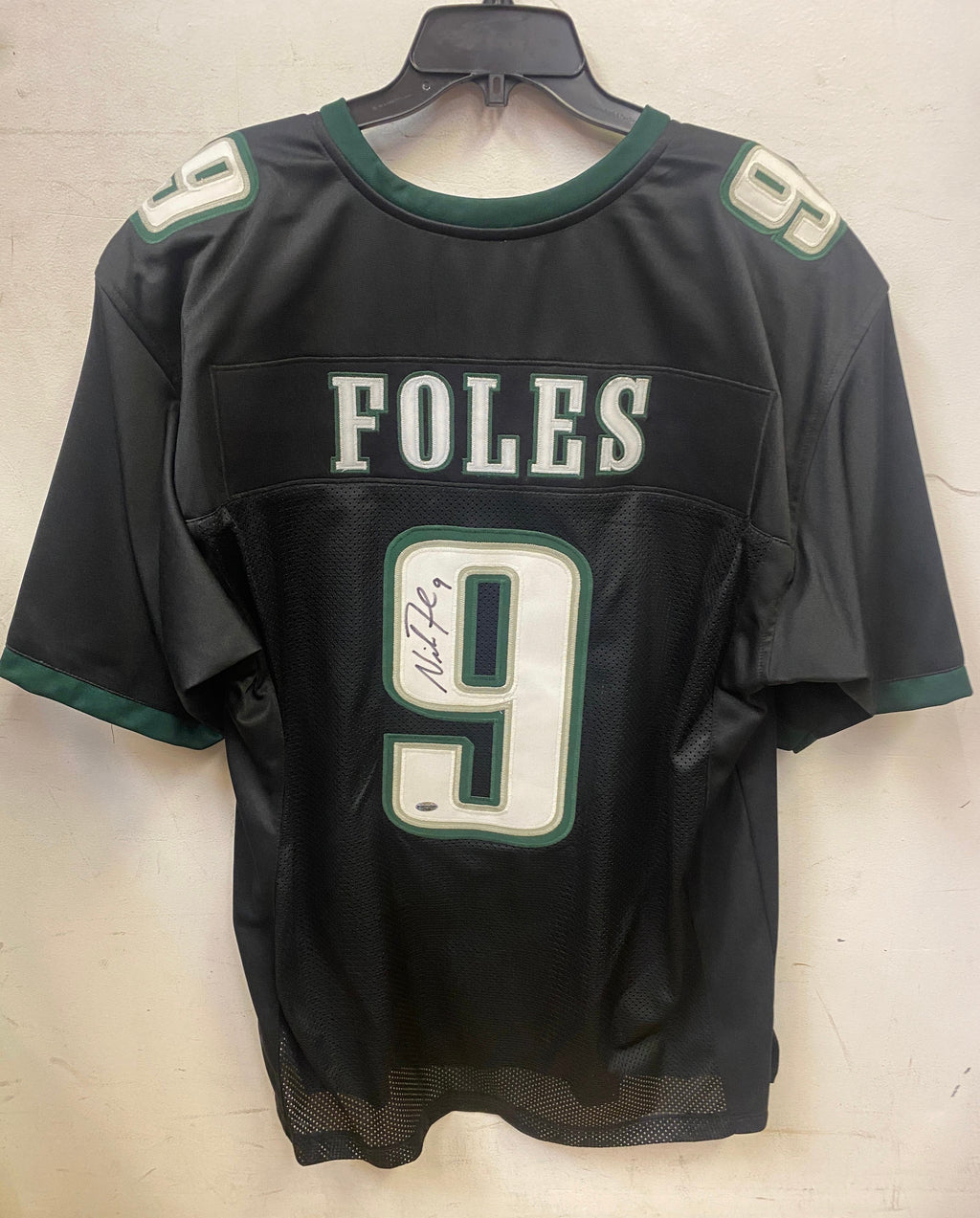 Nick Foles autographed Philadelphia Eagles custom jersey COA product image 1