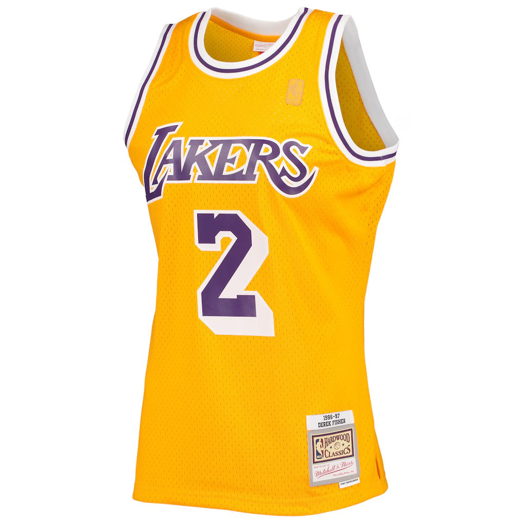 Derek Fisher Los Angeles Lakers Official NBA Mitchell & product image 2