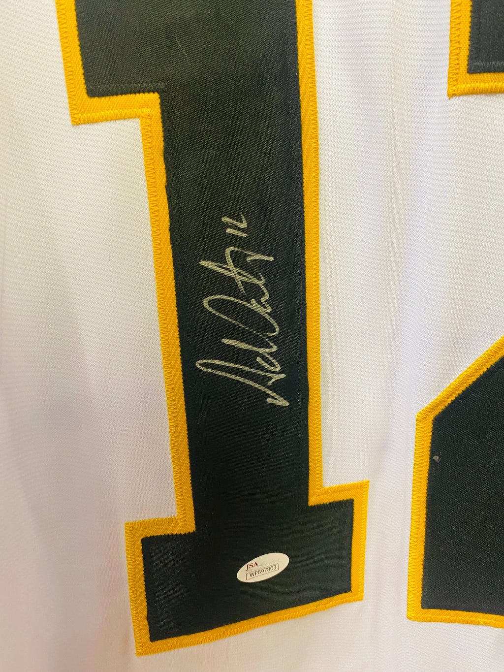 Adam Oates Boston Bruins autographed jersey JSA Witnessed product image 3