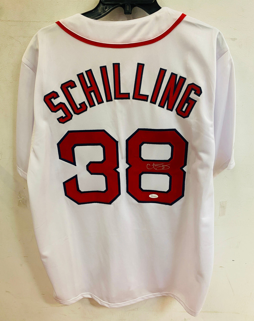Curt Schilling autographed Boston Red Sox jersey JSA product image 1