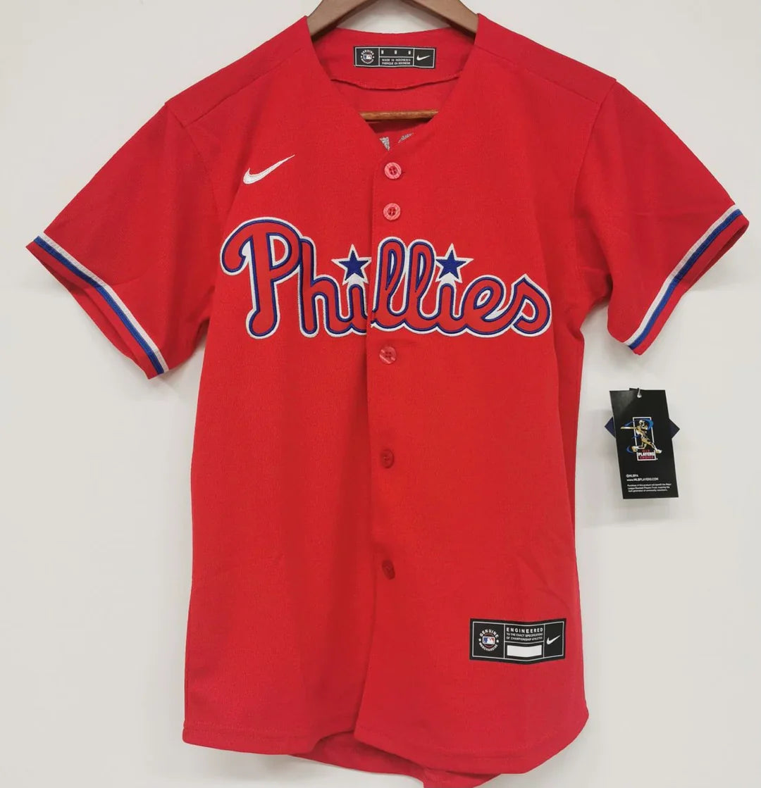Any name and number Philadelphia Phillies Red Jersey custom product image 2