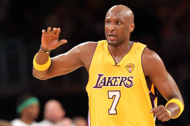 Lamar Odom Los Angeles Lakers Official NBA Mitchell & Ness product image 3