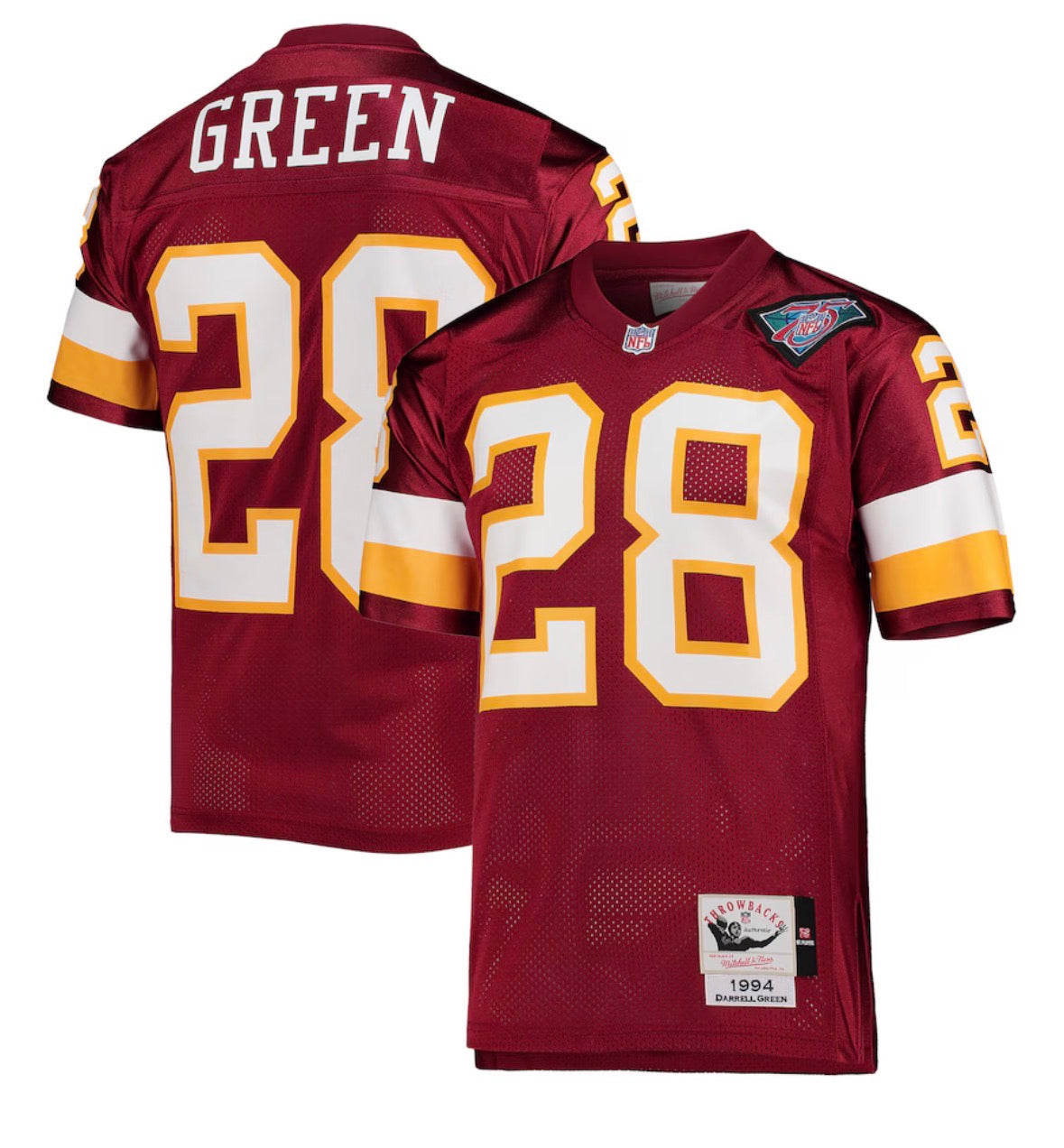 Darrell Green 1994 Washington Redskins Commanders Official product image 1