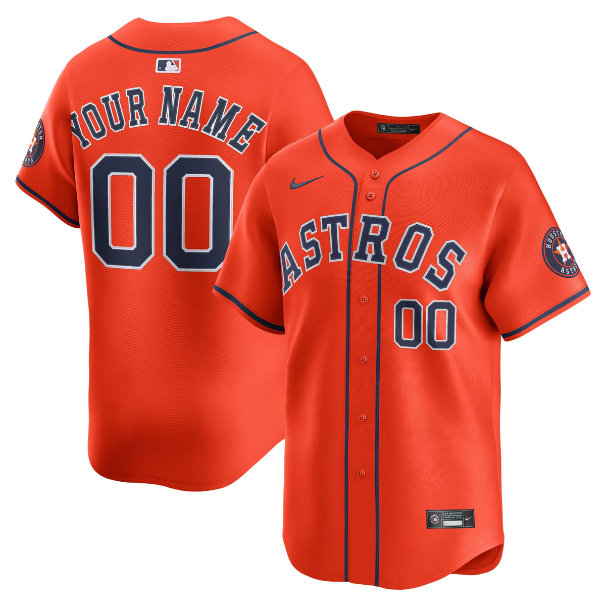 Any Name & Number Houston Astros Official MLB Nike product image 1
