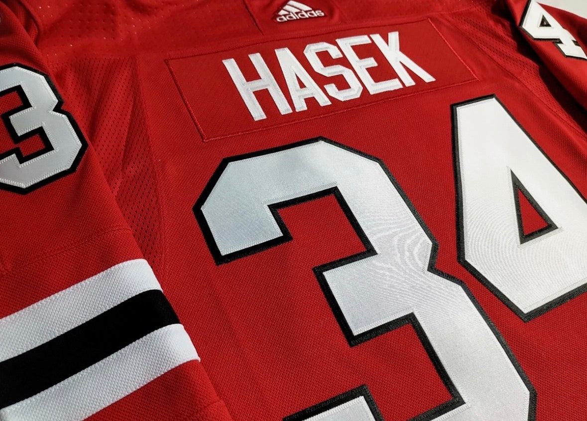 Dominik Hasek Chicago Blackhawks Official NHL Adidas Jersey product image 2