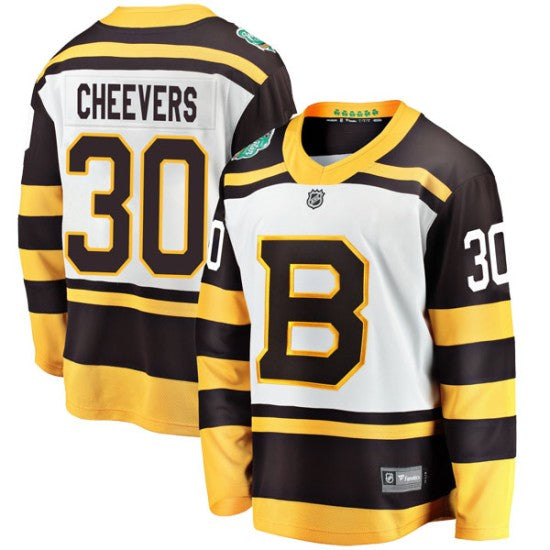 Gerry Cheevers Boston Bruins Official NHL Fanatics Jersey product image 1