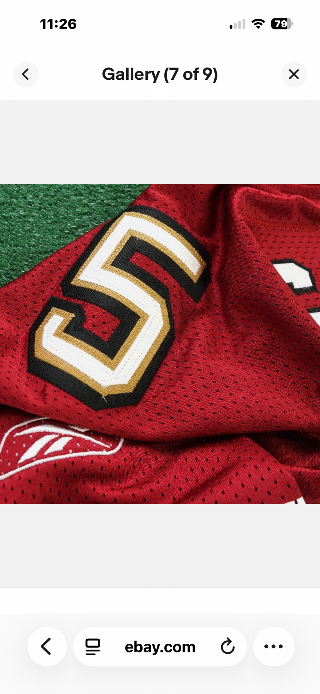 Jeff Garcia San Francisco 49ers Official NFL Jersey product image 4