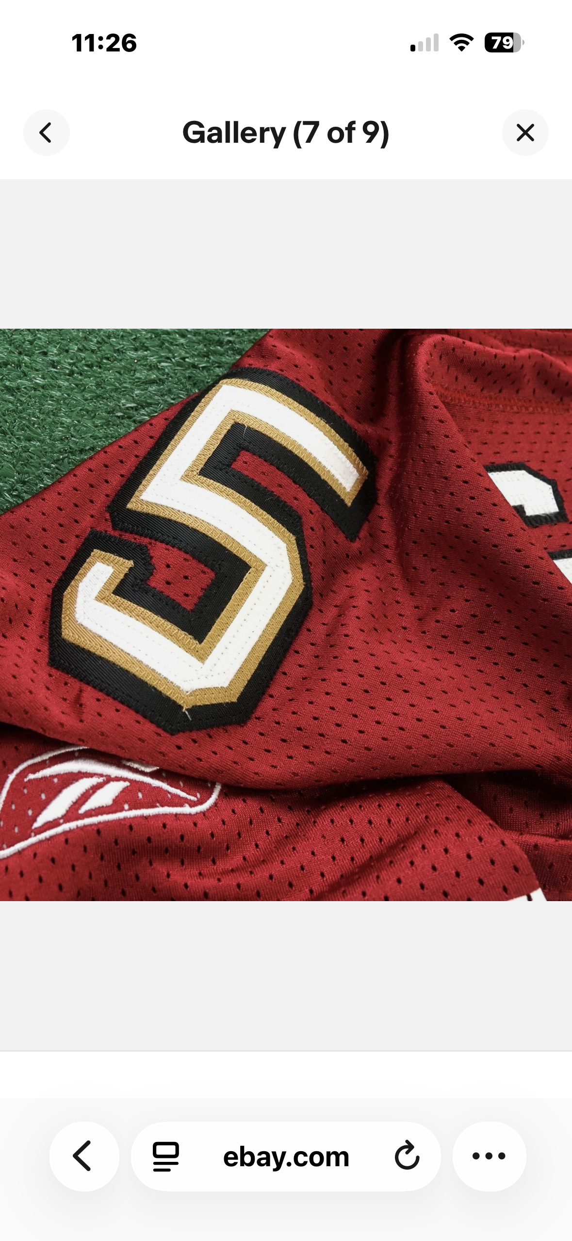 Jeff Garcia San Francisco 49ers Official NFL Jersey product image 4