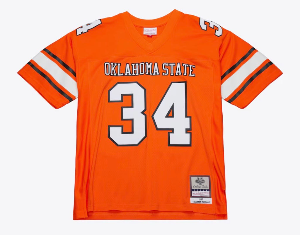 Thurman Thomas Oklahoma State Official NCAA Mitchell & Ness product image 2