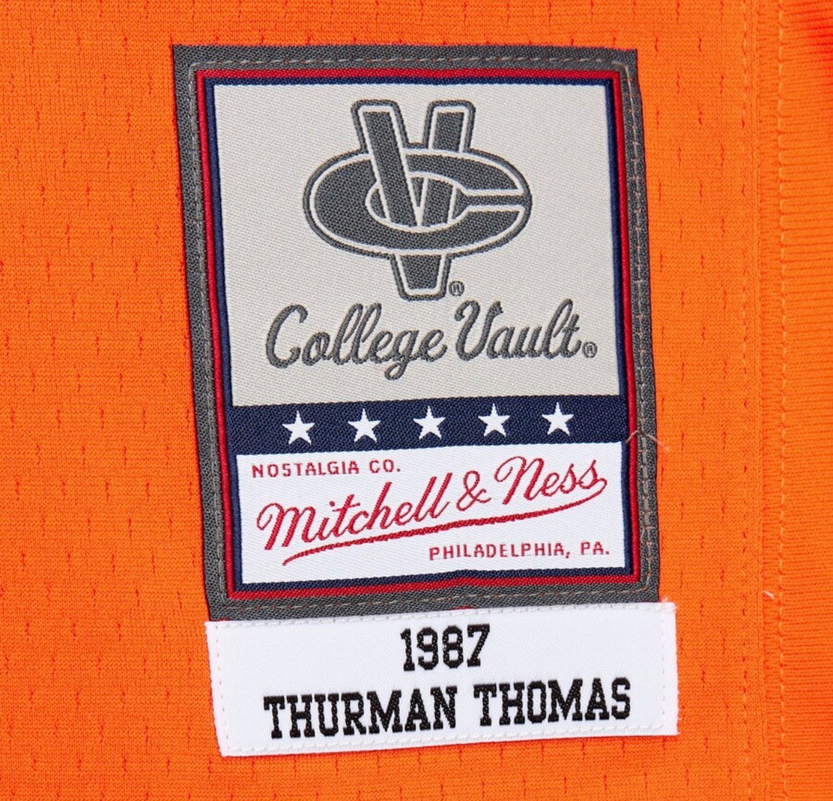 Thurman Thomas Oklahoma State Official NCAA Mitchell & Ness product image 3