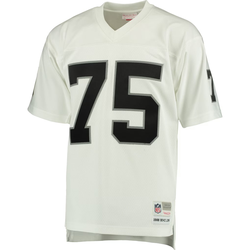 Howie Long Oakland Raiders NFL Mitchell & Ness Jersey White product image 2
