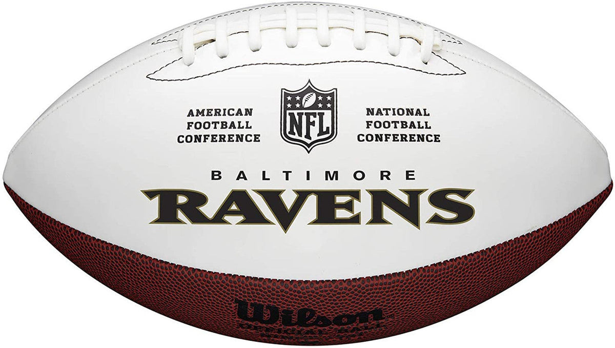 Baltimore Ravens Full Size logo Autograph Signature Football product image 2
