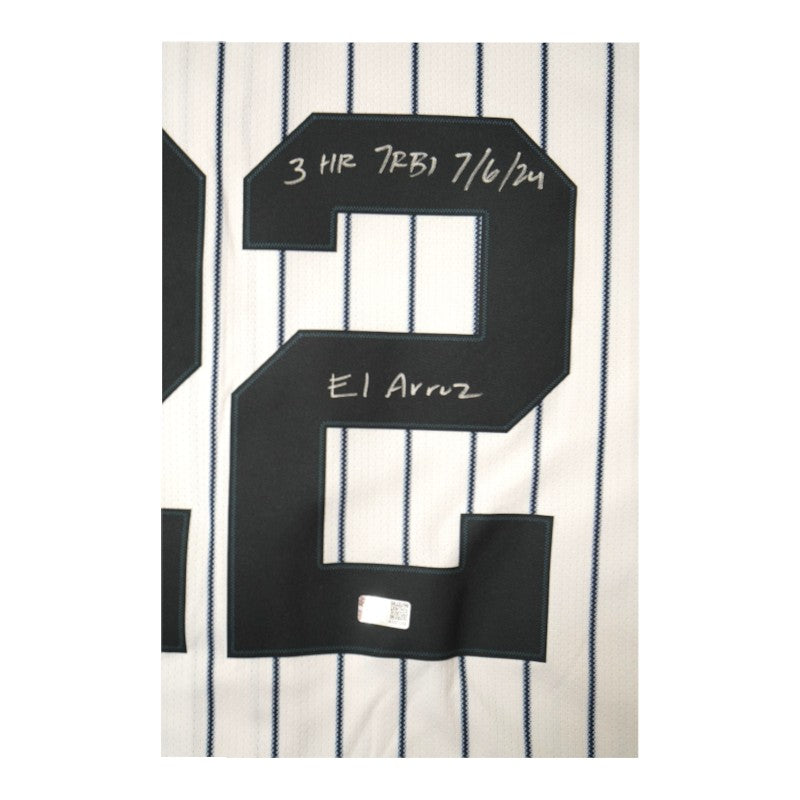 Ben Rice New York Yankees Autographed Multi Inscribed Nike Pinstripe Replica Jersey (CX Auth) product image 5, provided for