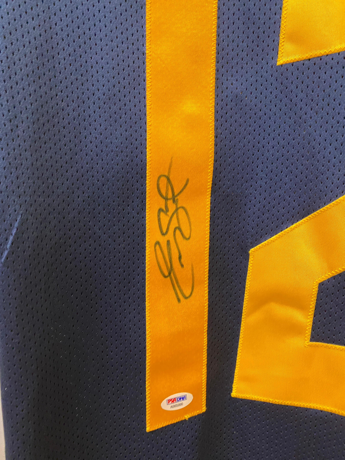 Geno Smith West Virginia Mountaineers autographed jersey product image 2
