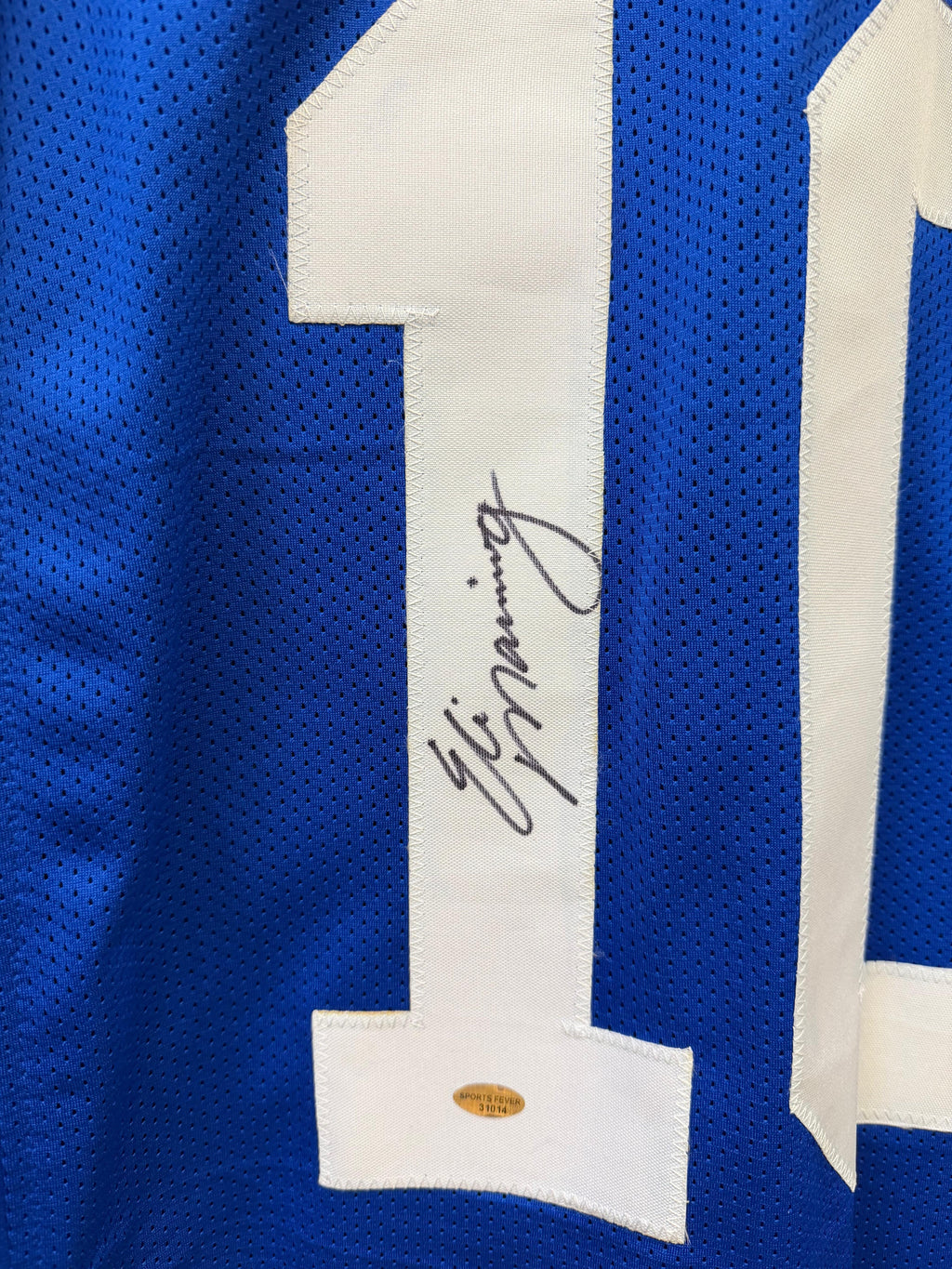 Eli Manning New York Giants autographed jersey COA product image 2