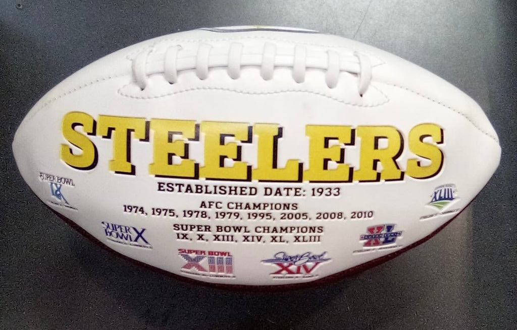 Pittsburgh Steelers Full Size logo Autograph Signature product image 3