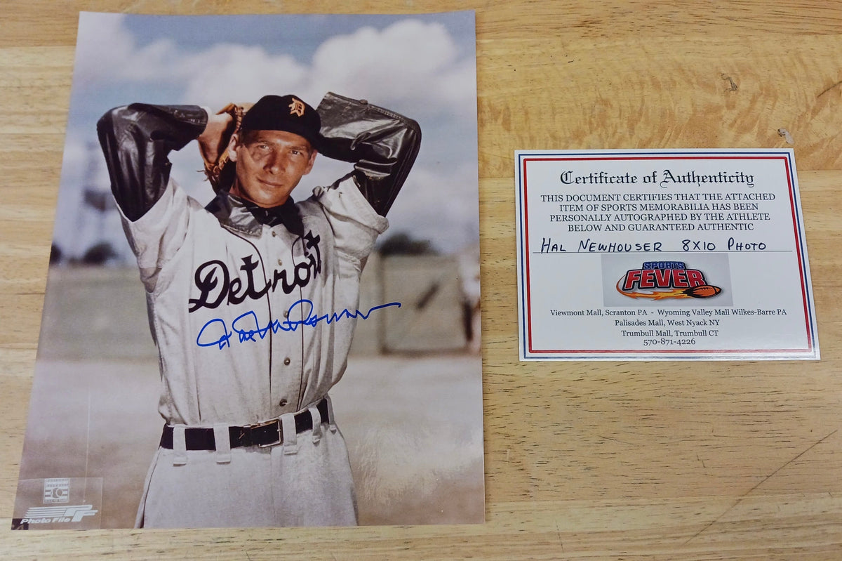 Hal Newhouser Detroit Tigers Autographed 8x10 photo with COA product image 1