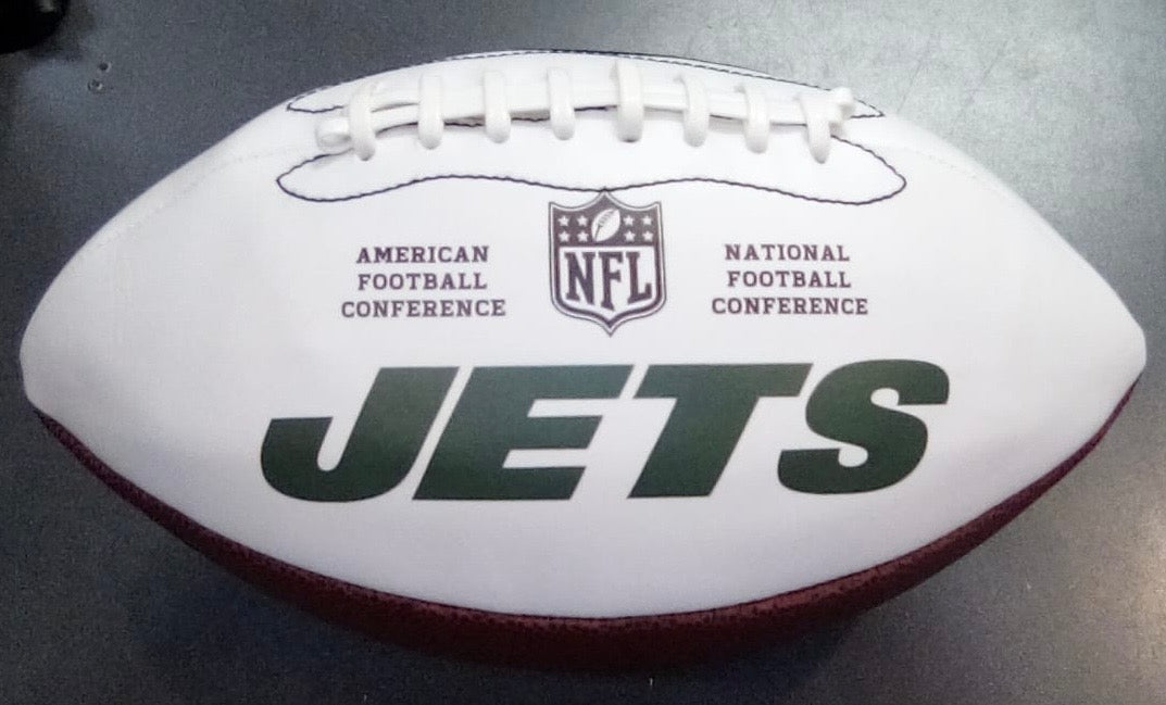 New York Jets Full Size logo Autograph Signature Football product image 3