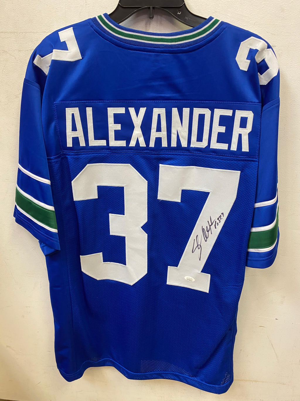 Shaun Alexander Seattle Seahawks autographed jersey JSA product image 1