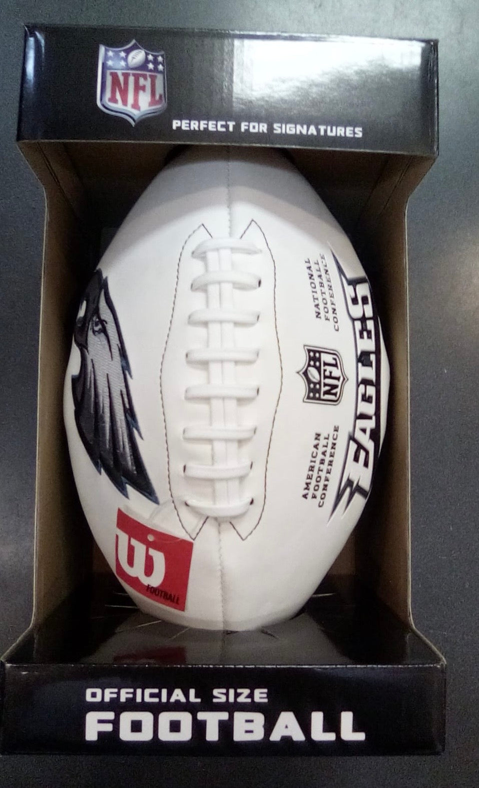 Philadelphia Eagles Full Size logo Autograph Signature product image 1