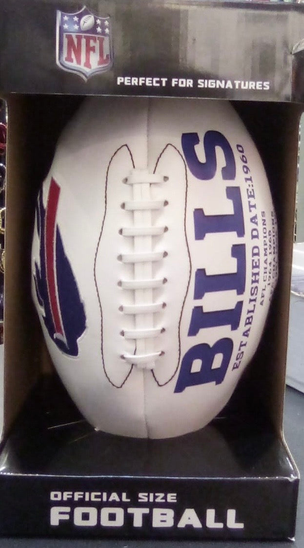 Buffalo Bills Full Size logo Autograph Signature Football product image 1
