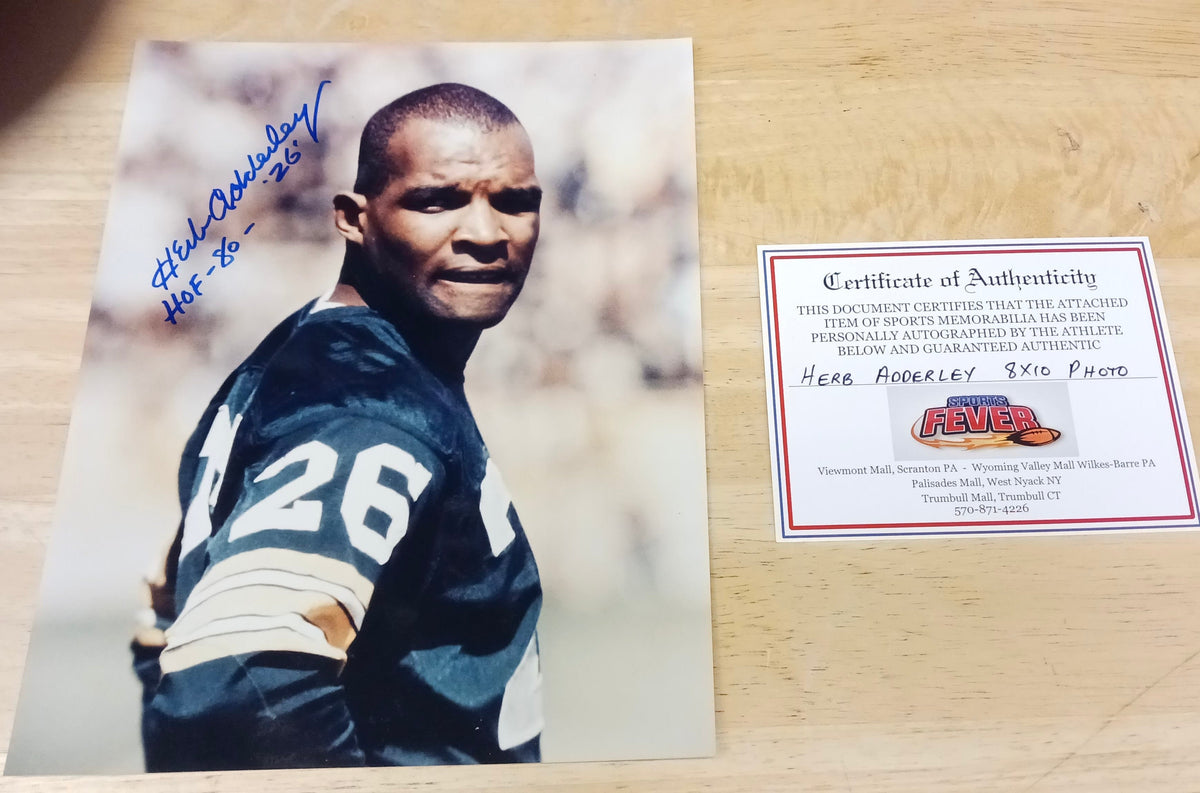 Herb Adderley Green Bay Packers Autographed 8x10 photo with product image 1