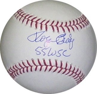 Roger Craig signed MLB Baseball w/ 55 WSC Insc (Brooklyn/LA Dodgers/Phillies) product image 1, provided for visual reference