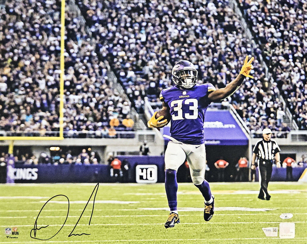 Dalvin Cook Signed 16x20 Photo Minnesota Vikings Fanatics product image 1, provided for visual reference and product detail