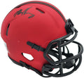 Mike Singletary Signed 49ers Rave Red Speed Mini Helmet Beckett BAS product image 1, provided for visual reference and