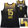 Denver Nuggets Nikola Jokic Black Signed Auth Swingman Jersey JSA product image 1, provided for visual reference and product