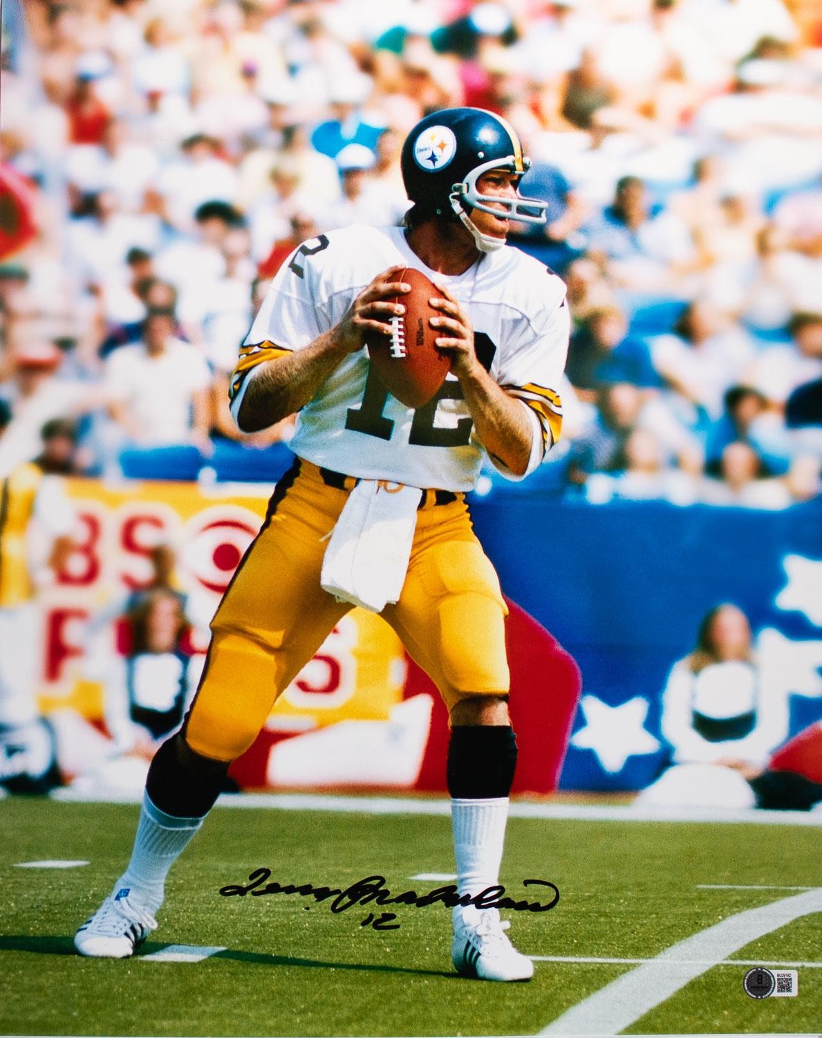 Terry Bradshaw Signed 16x20 Pittsburgh Steelers Photo BAS product image 1, provided for visual reference and product detail