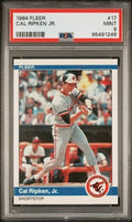 Graded 1984 Fleer Cal Ripken Jr. #17 Baseball Card PSA 9 Mint product image 1, provided for visual reference and product