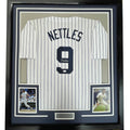 Framed Autographed/Signed Graig Nettles 35x39 NY Pinstripe Jersey JSA COA product image 1, provided for visual reference and