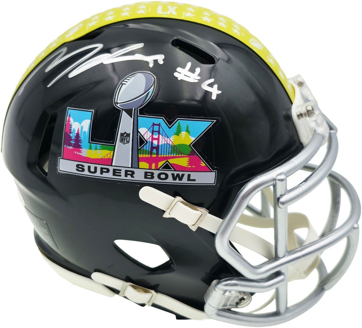 Michael Dickson Signed Seahawks Black SB LX Speed Mini Helmet MCS COA product image 1, provided for visual reference and