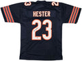 Devin Hester Chicago Signed Navy Blue Football Jersey BAS product image 1, provided for visual reference and product detail